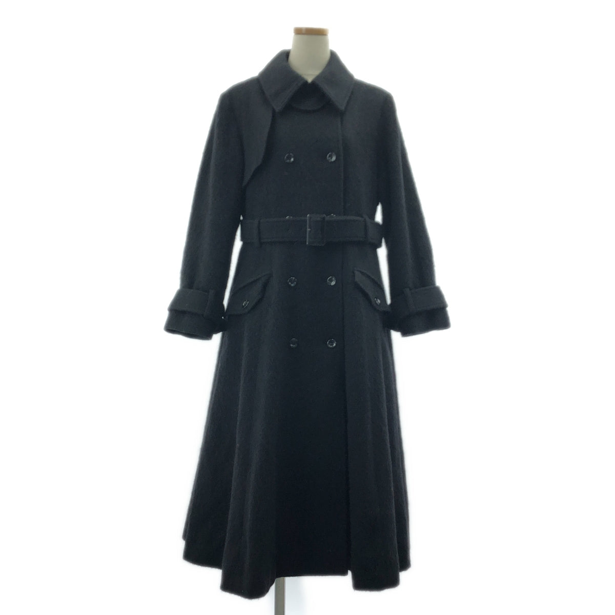 Ruimeme / Ruimeme | 2022AW | Melanie 羊毛蓬鬆風衣 | F | 黑色 | 女款