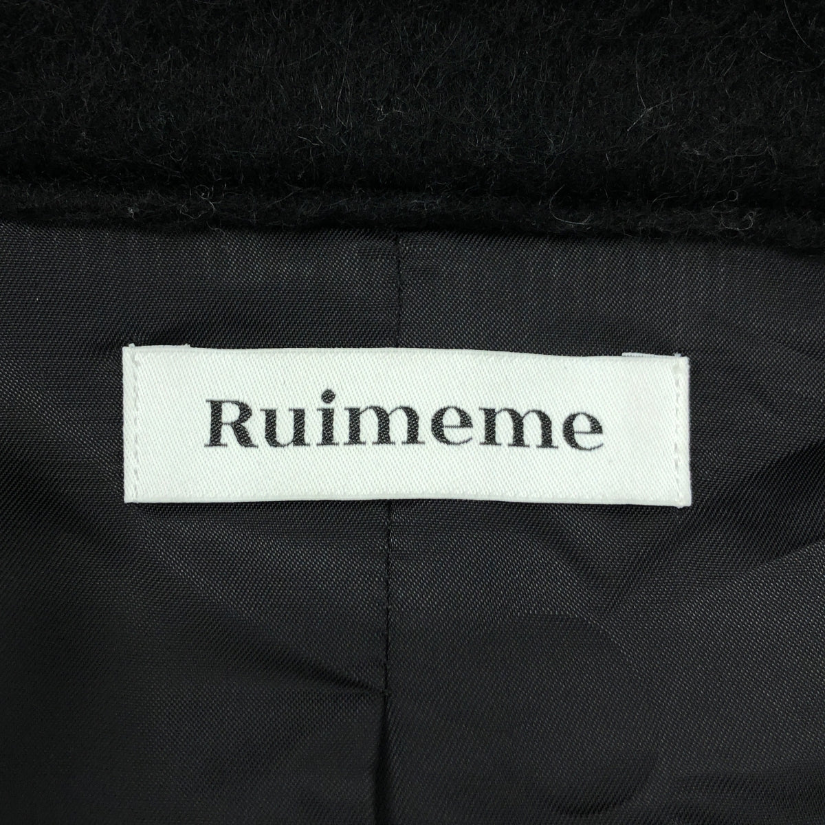 Ruimeme / Ruimeme | 2022AW | Melanie 羊毛蓬鬆風衣 | F | 黑色 | 女款