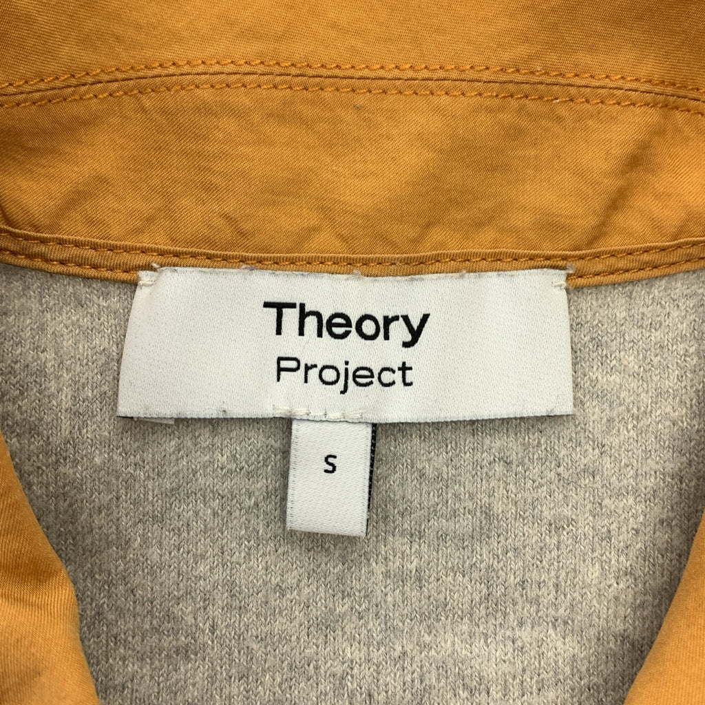 theory / 세올리 | 코튼 캐시미어 혼합 니트 폴로 셔츠 | S | 그레이 / 오렌지 | 여성