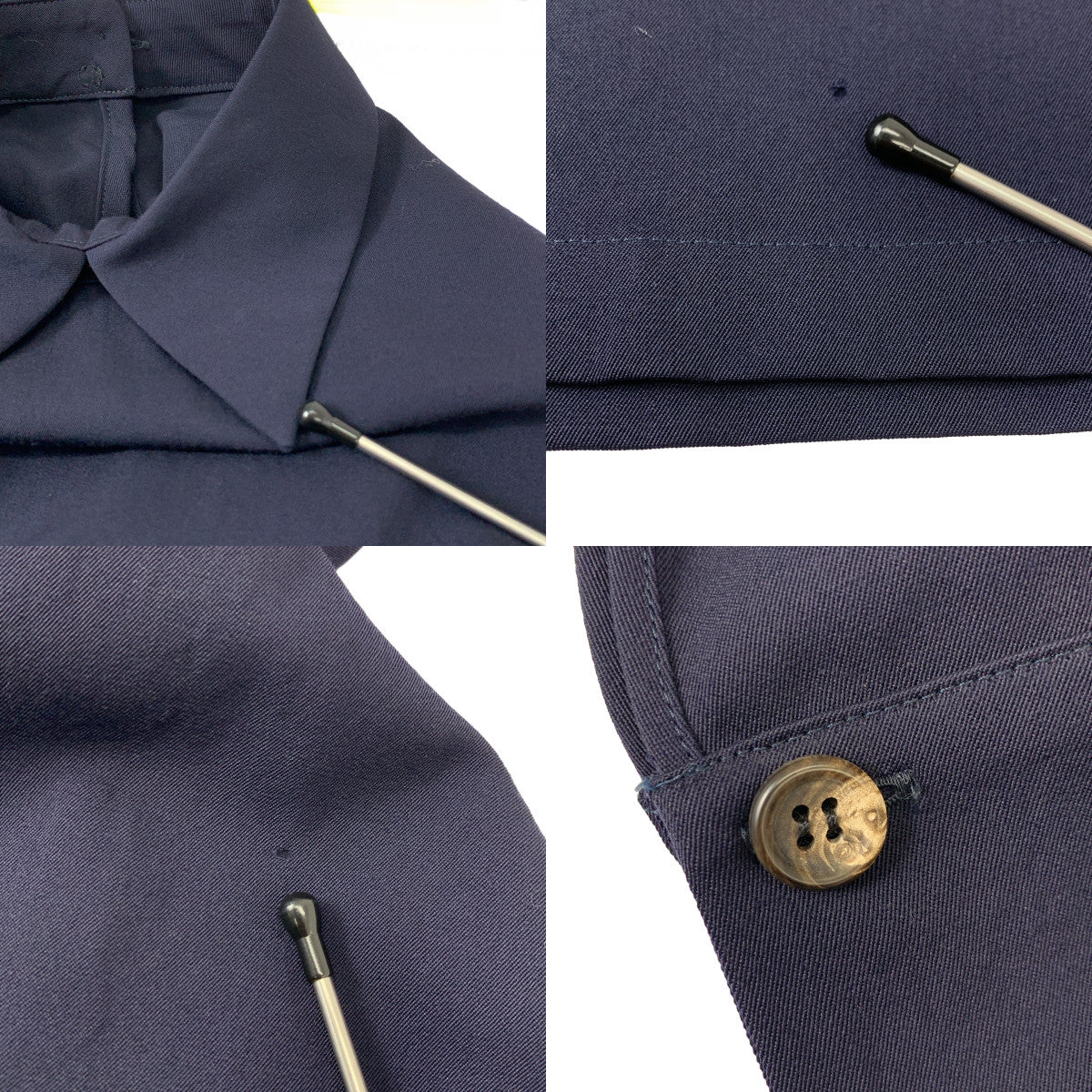 Y's / ワイズヨウジヤマモト | 1997AW | ウールギャバ レギュラーカラーワンピース |