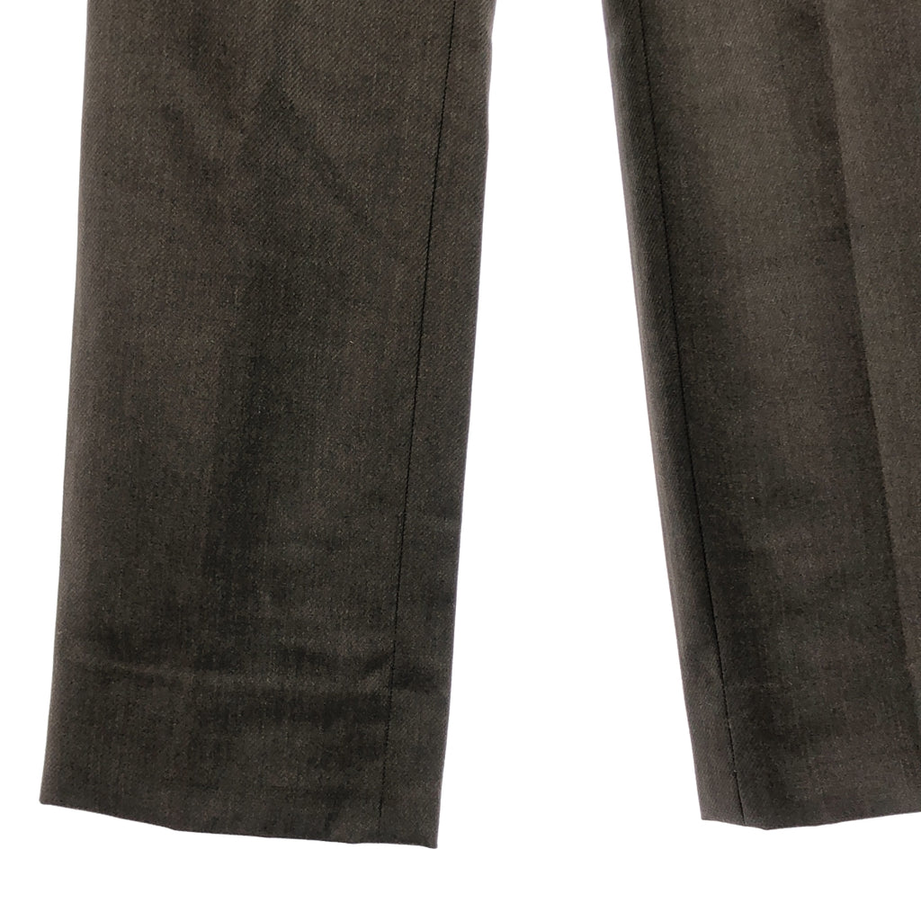 FENDART / フェンダール | tuck trousers / タック トラウザーズ パンツ | 37 | ダークブラウン | メンズ