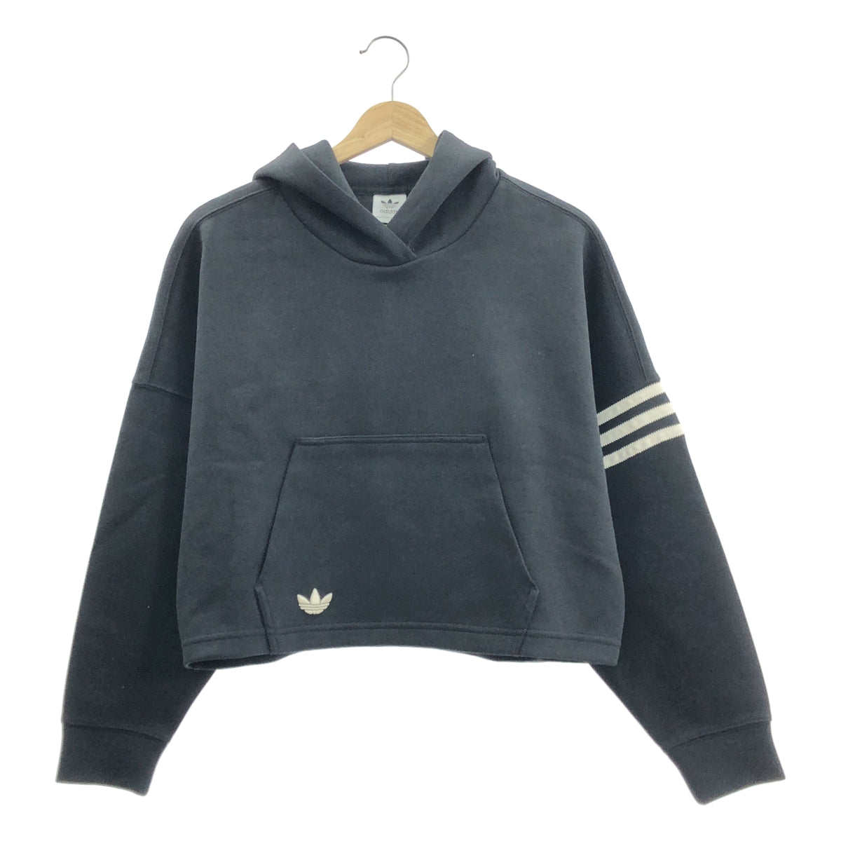 adidas / アディダス | NEUCLASSICS クロップド スウェットパーカー | L |