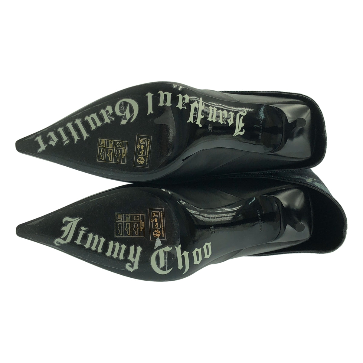 Jean Paul Gaultier / 장폴 고르티에 | × Jimmy Choo leather and denim boots 부츠 | 38 |