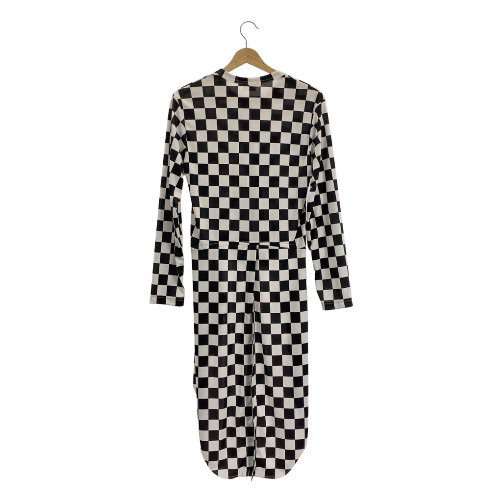 COMME des GARCONS / コムデギャルソン | 2021AW | チェッカー  燕尾 ロングスリーブ カットソー | S | ブラック/ホワイト | レディース