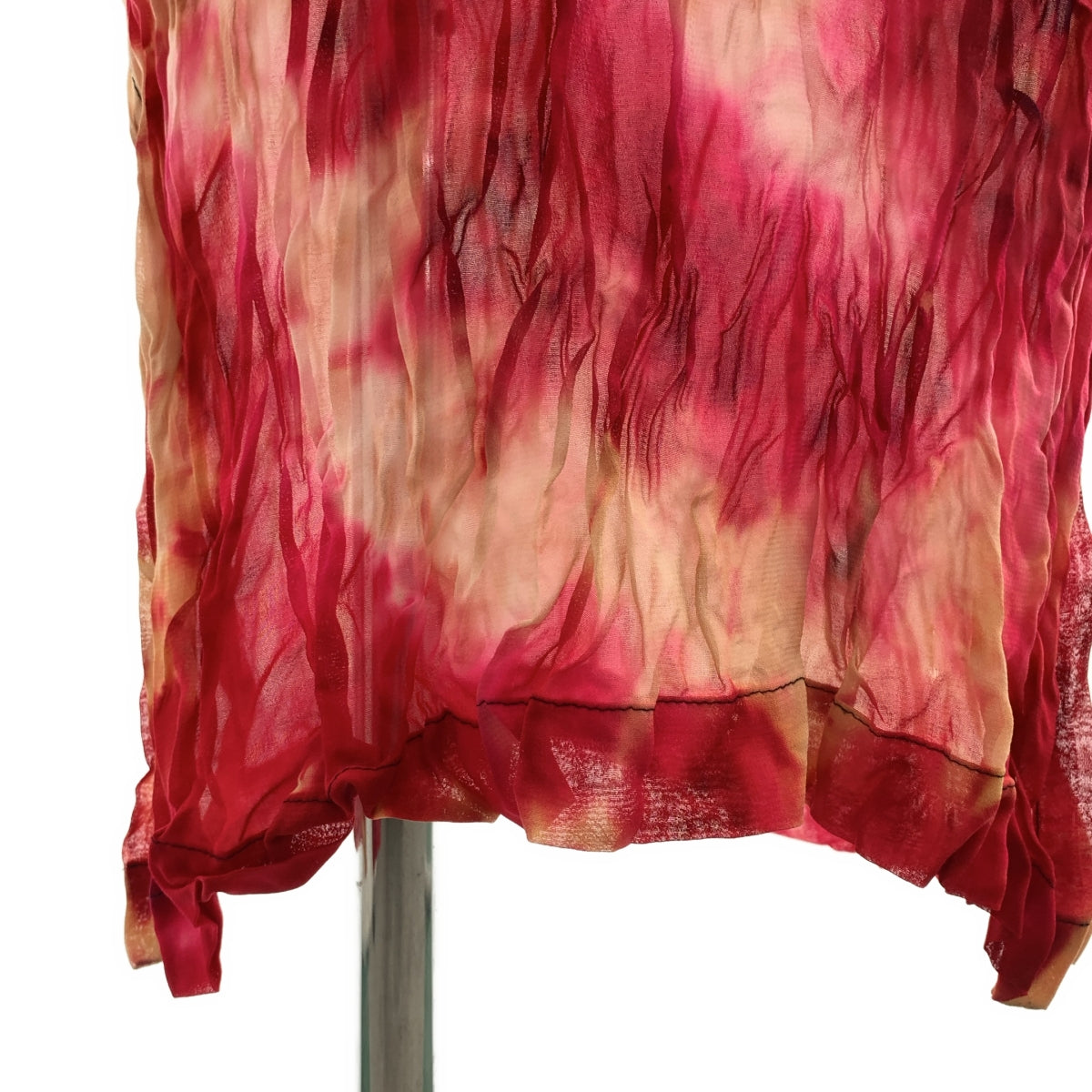 COMME des GARÇONS | 經編布料1994 |側開衩人造絲染色水洗洋裝 |