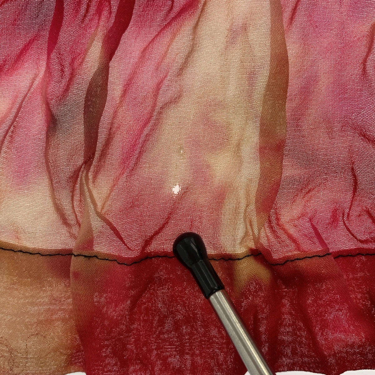 COMME des GARÇONS | 經編布料1994 |側開衩人造絲染色水洗洋裝 |