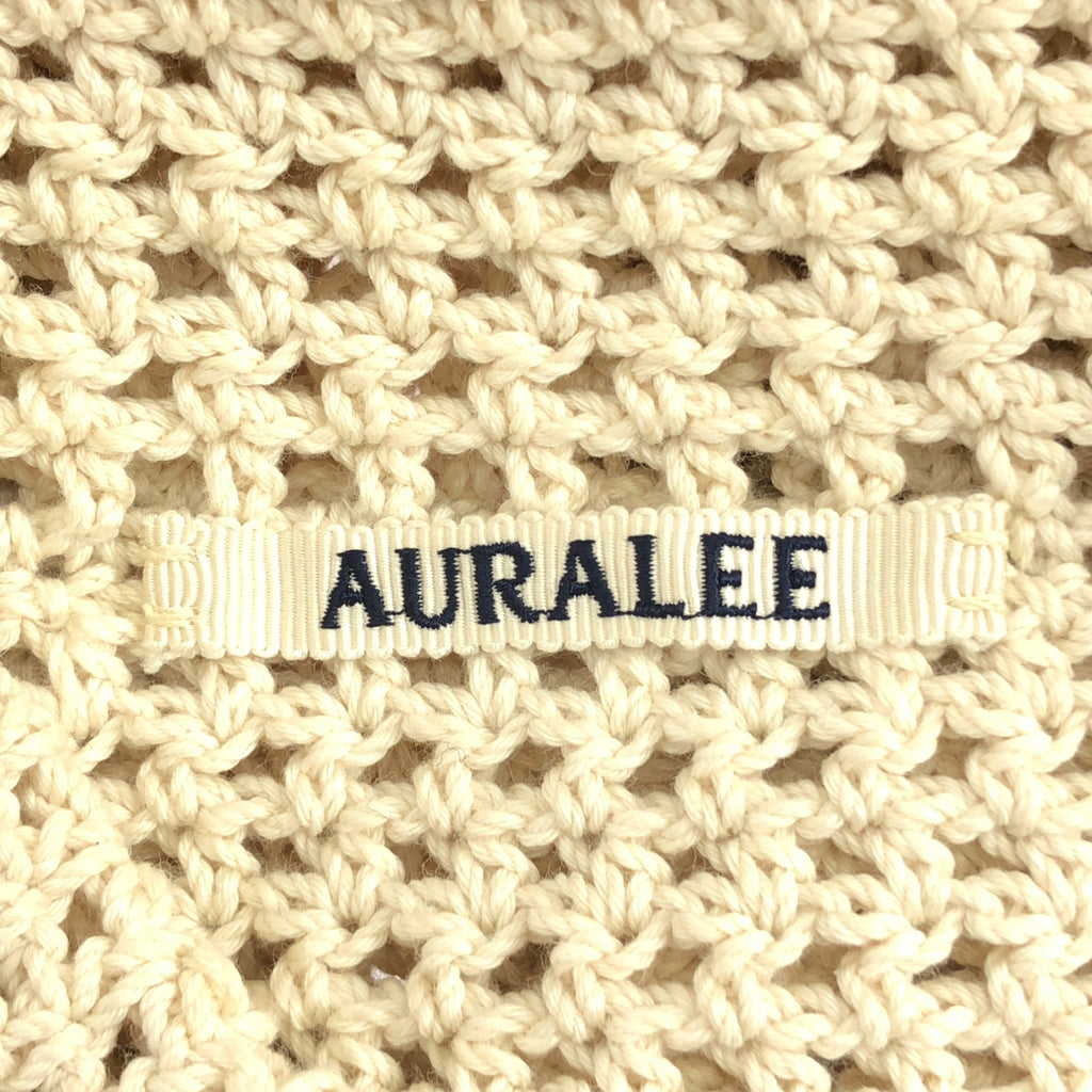 AURALEE / オーラリー | 2024SS | HAND CROCHET KNIT HALF SLEEVED SHIRT ハンド クロシェ ニットシャツ | 4 | メンズ