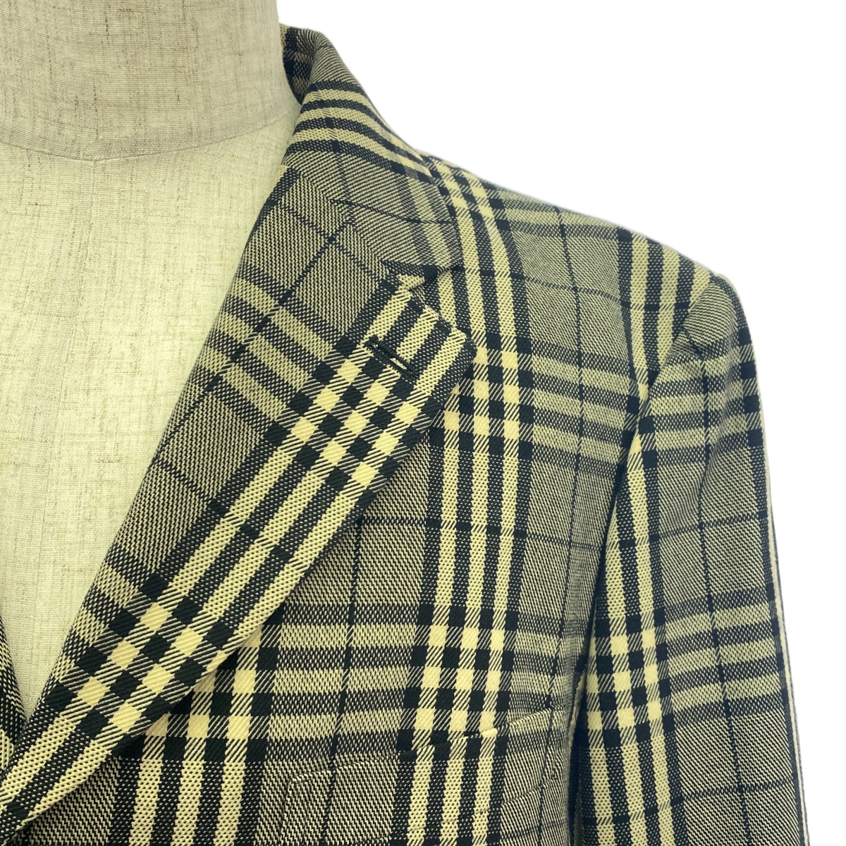 COMME des GARCONS HOMME PLUS / コムデギャルソンオムプリュス | 2020AW | ポリエステル シングル チェスターコート / 総裏地 | M | グレー/ブラック | メンズ