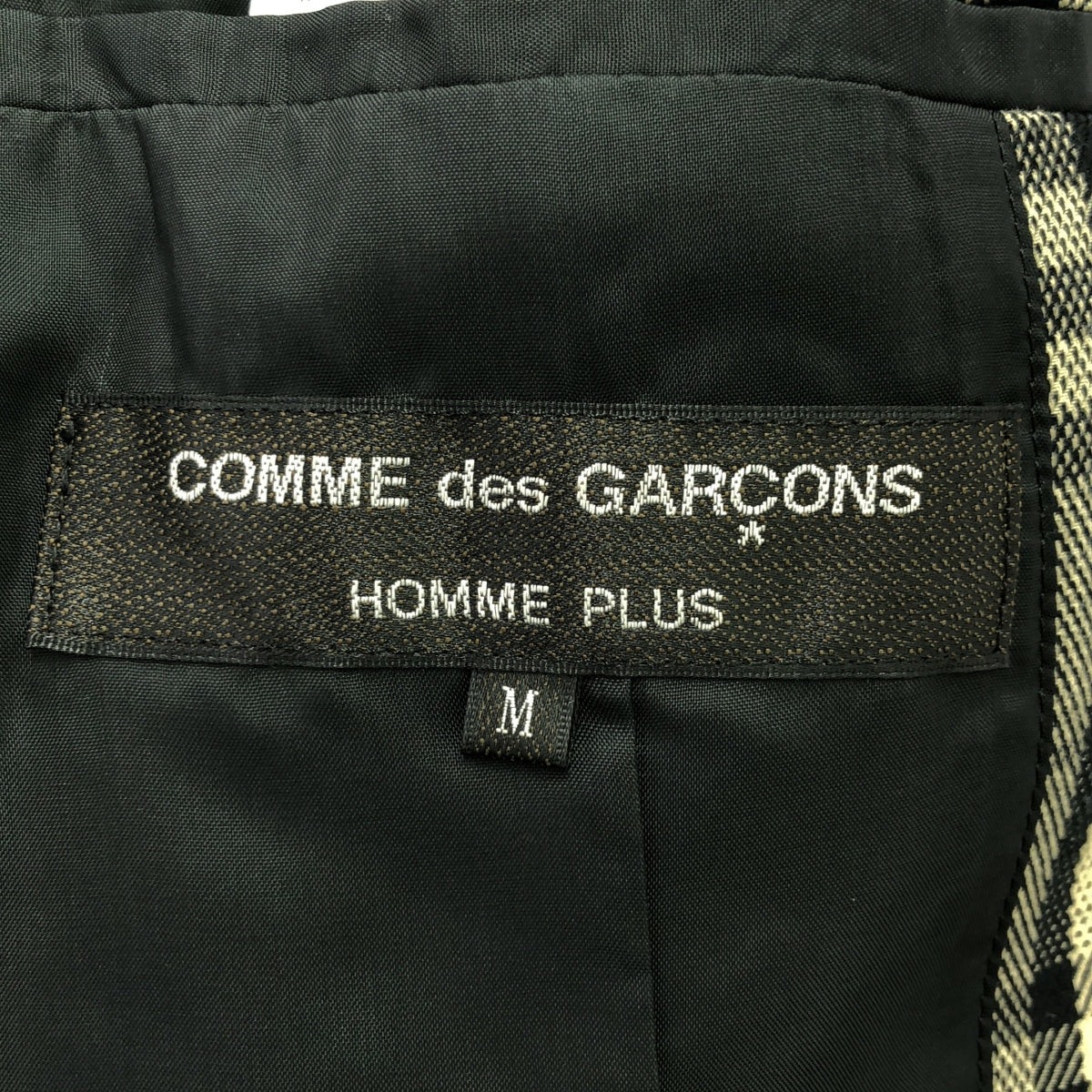 COMME des GARCONS HOMME PLUS / コムデギャルソンオムプリュス | 2020AW | ポリエステル シングル チェスターコート / 総裏地 | M | グレー/ブラック | メンズ