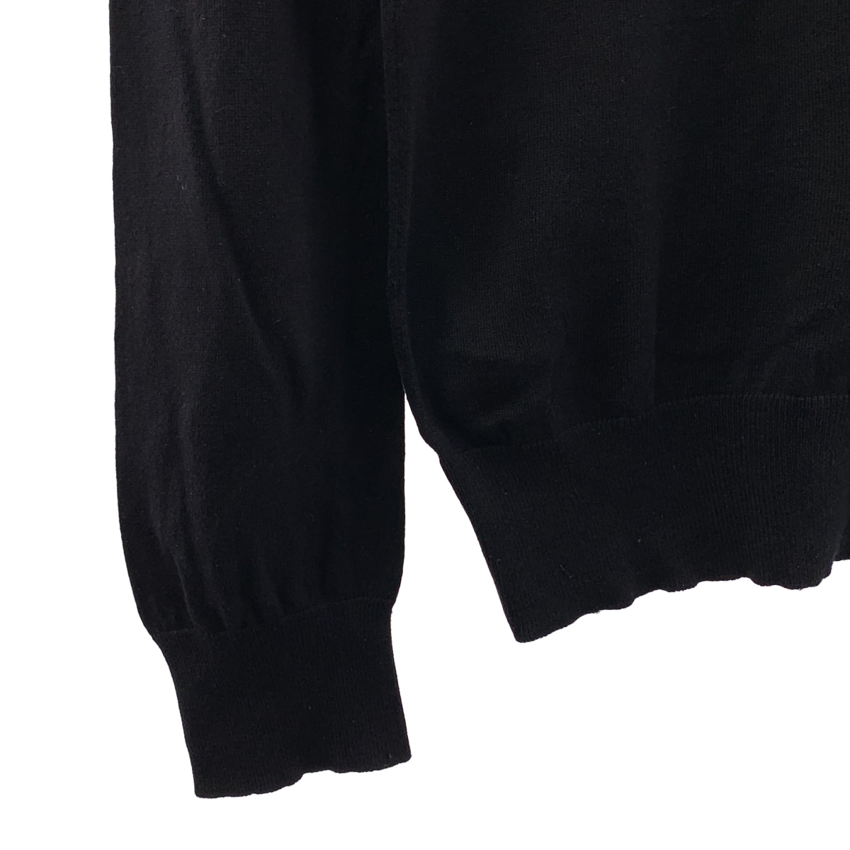 ENFOLD | 絲棉高針距圓領針織開襟衫 | 38碼 | 黑色 | 女款