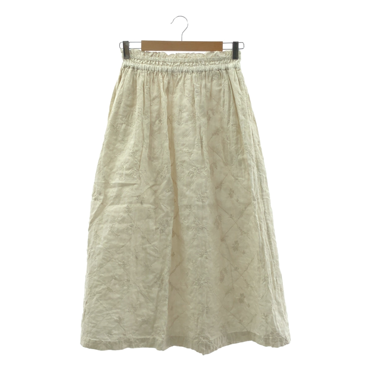 Heriter / 엘리테 | embroidery skirt 자수 엠브로이드 스커트 | 38 | 여성