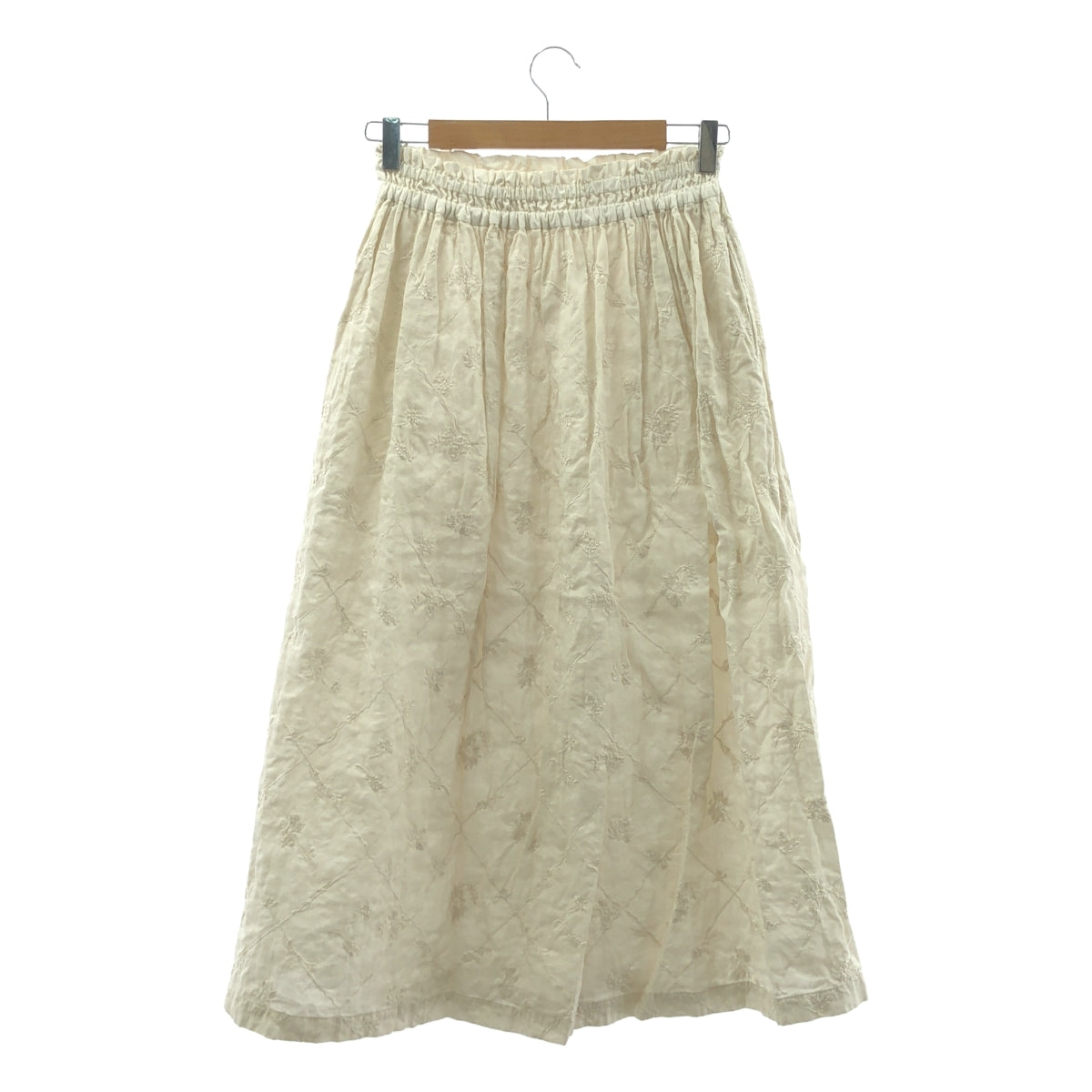 Heriter / 엘리테 | embroidery skirt 자수 엠브로이드 스커트 | 38 | 여성