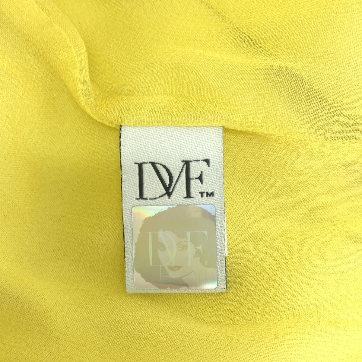 DIANE VON FURSTENBERG / ダイアンフォンファステンバーグ | SLICED DRESS / レーヨン シフォン プリーツ ワンピース | 8 | イエロー | レディース