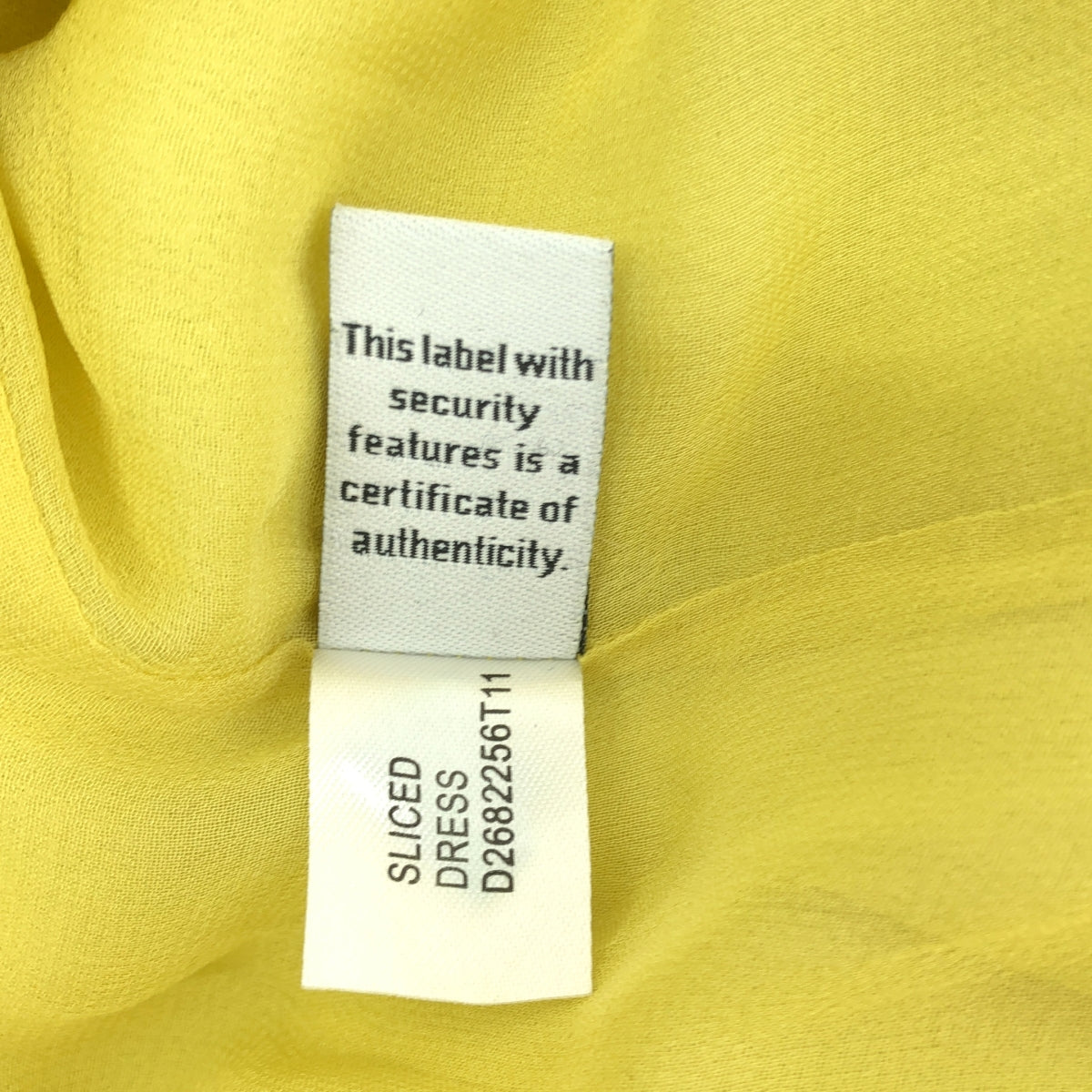 DIANE VON FURSTENBERG / ダイアンフォンファステンバーグ | SLICED DRESS / レーヨン シフォン プリーツ ワンピース | 8 | イエロー | レディース