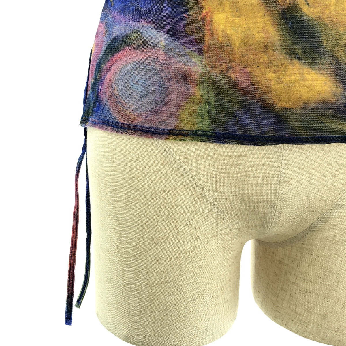 ISSEY MIYAKE / 이세이 미야케 | 사이드 리본 시어 프린트 컷소우 | 3 |