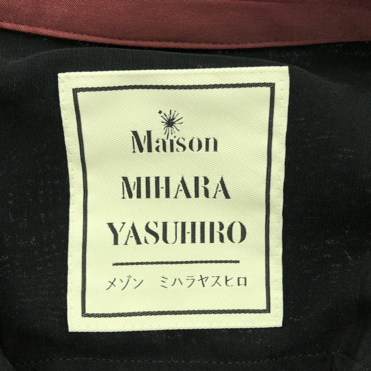 MIHARA YASUHIRO / 미하라야스 히로 | 2023SS | SCARF&amp;TIE COMBINED SHIRT / 스카프 &amp; 타이 콤바인드 셔츠 | 38 | 남성