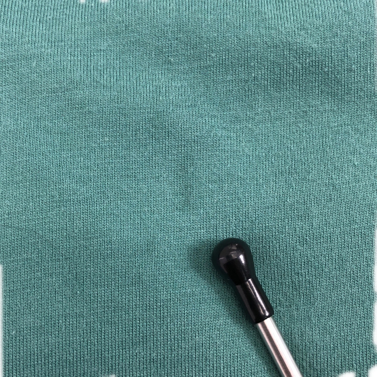 MAISON KITSUNE / メゾンキツネ | ワンポイント ワッペン クルーネック Tシャツ カットソー | S | グリーン | レディース