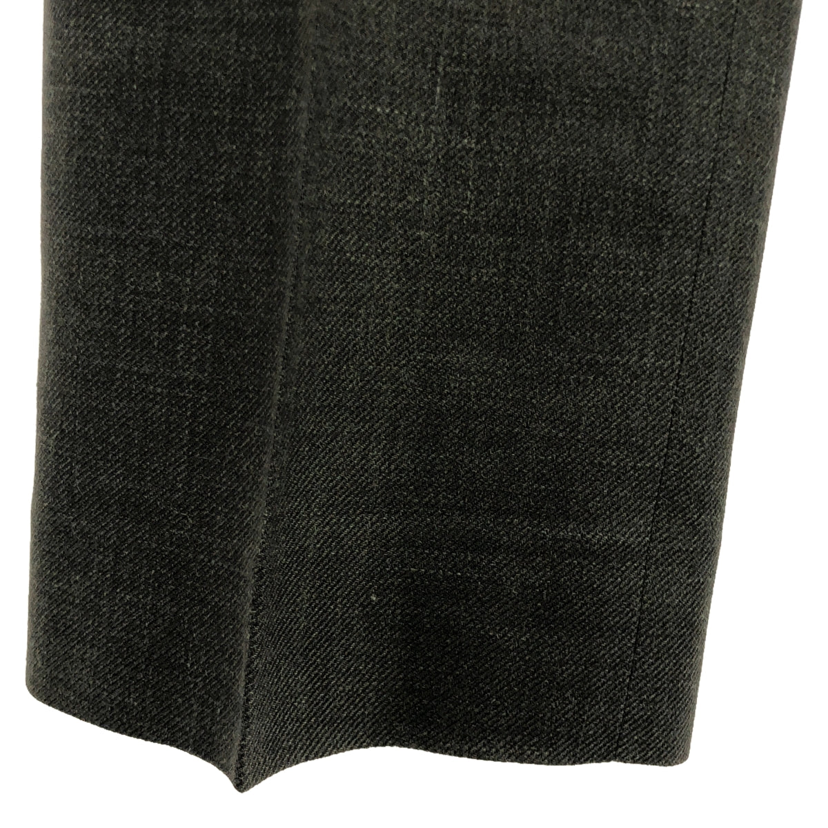 ARMANI COLLEZIONI | Wool linen blend slacks | S | Grey | Men's