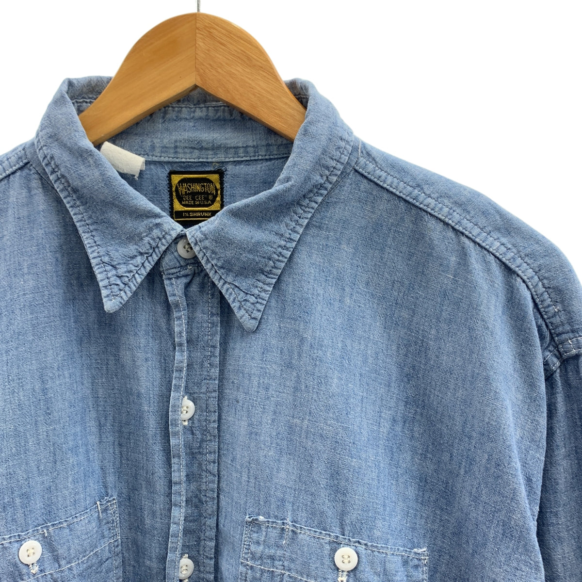 復古 / 復古服裝 | 20 世紀 60 年代 WASHINGTON DEE CEE 錢布雷襯衫 |