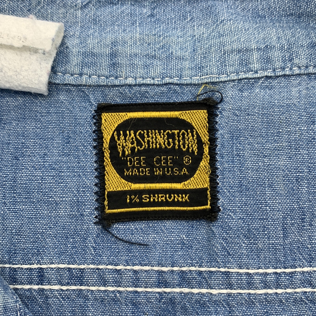 復古 / 復古服裝 | 20 世紀 60 年代 WASHINGTON DEE CEE 錢布雷襯衫 |