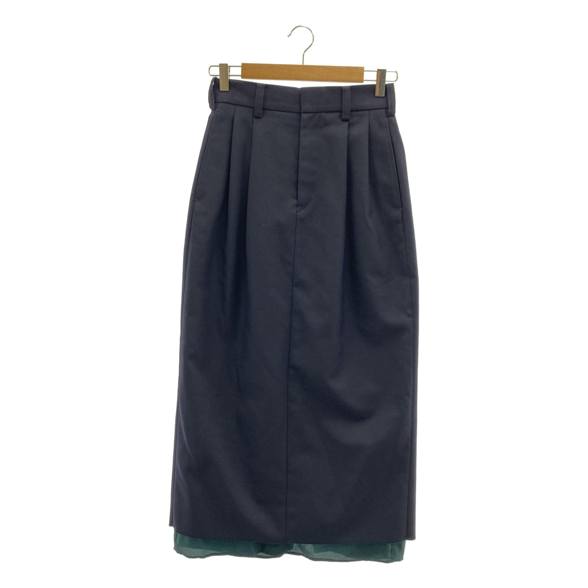 oblada / オブラダ | OFFICER SKIRT ウール混 オフィサースカート | XS | レディース