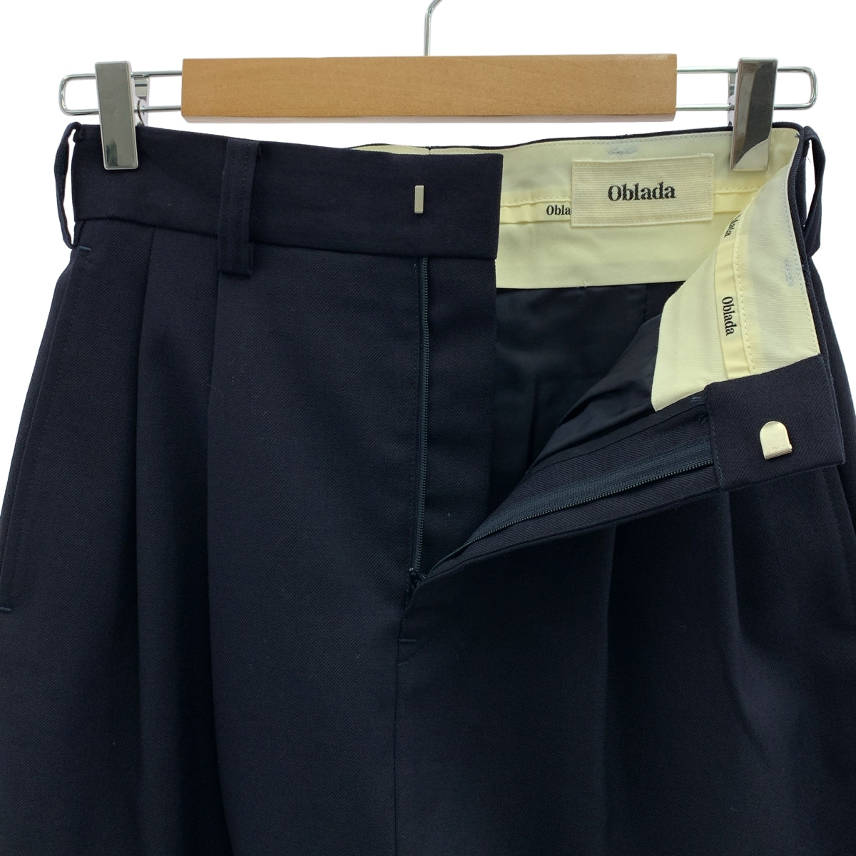 oblada / オブラダ | OFFICER SKIRT ウール混 オフィサースカート | XS | レディース