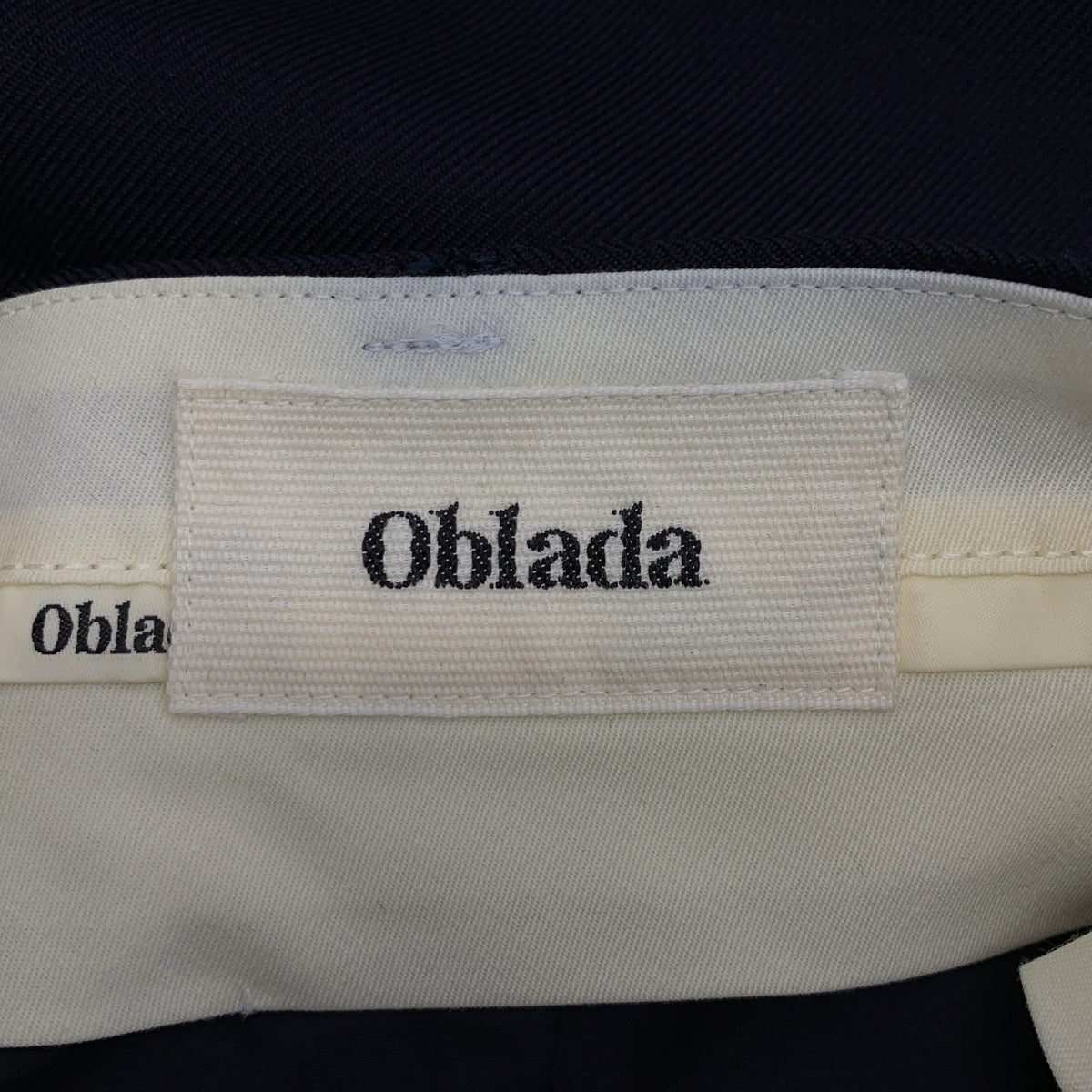 oblada / オブラダ | OFFICER SKIRT ウール混 オフィサースカート | XS | レディース