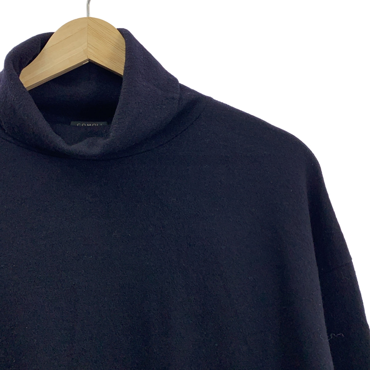 COMOLI | 2020 秋冬 | 羊毛平紋長袖高領針織衫 / S03-05006 | 尺寸 3 | 男款