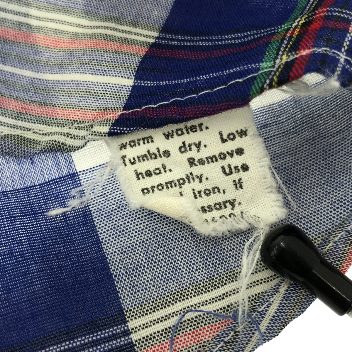 復古 | SAKS FIFTH AVENUE 格紋襯衫 | L 碼 | 藍色 | 男款