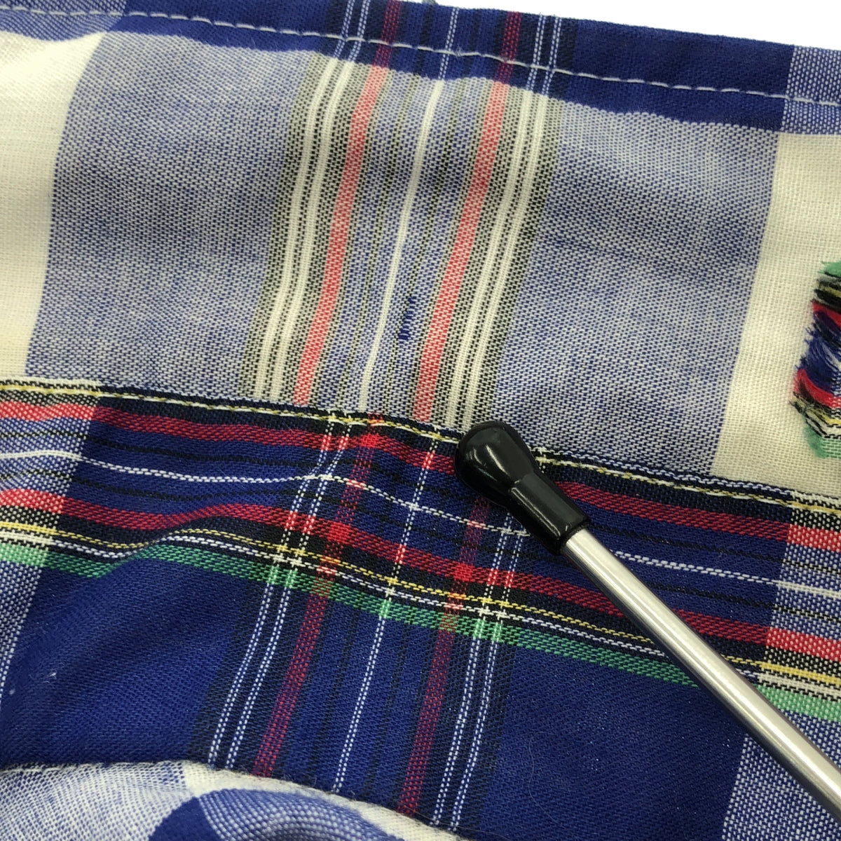 復古 | SAKS FIFTH AVENUE 格紋襯衫 | L 碼 | 藍色 | 男款