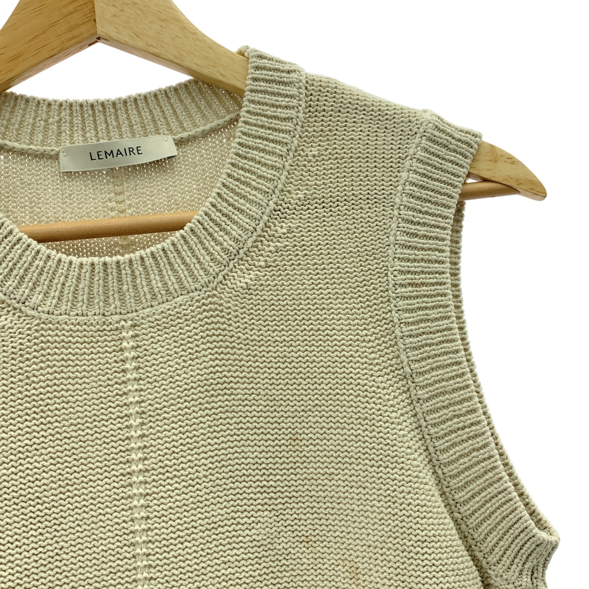 LEMAIRE / 르메르 | 코튼 니트 베스트 | M | 여성