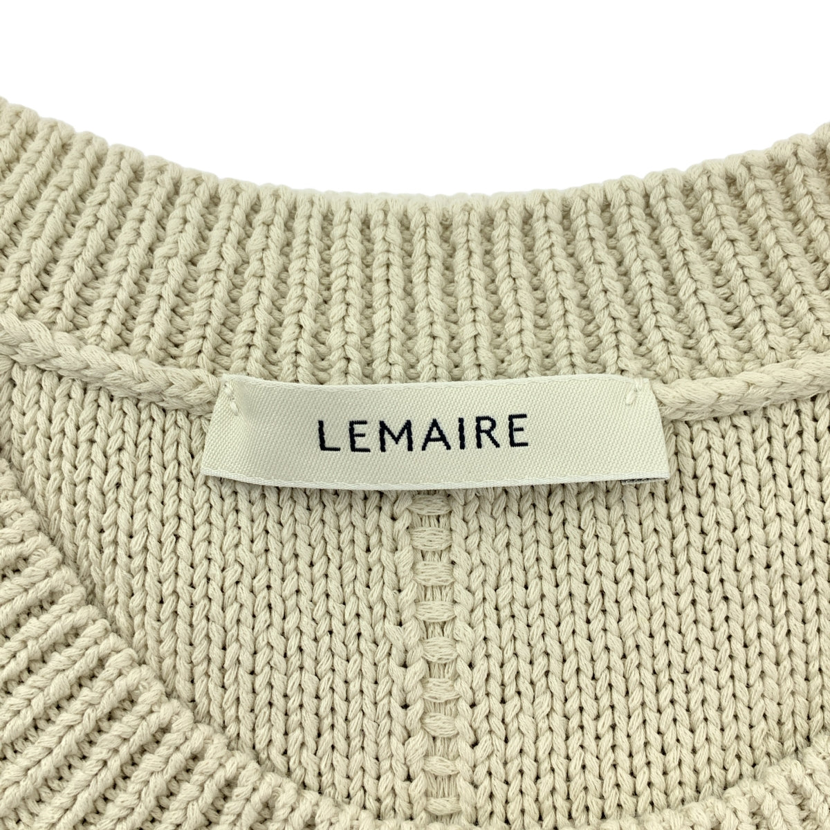 LEMAIRE / 르메르 | 코튼 니트 베스트 | M | 여성