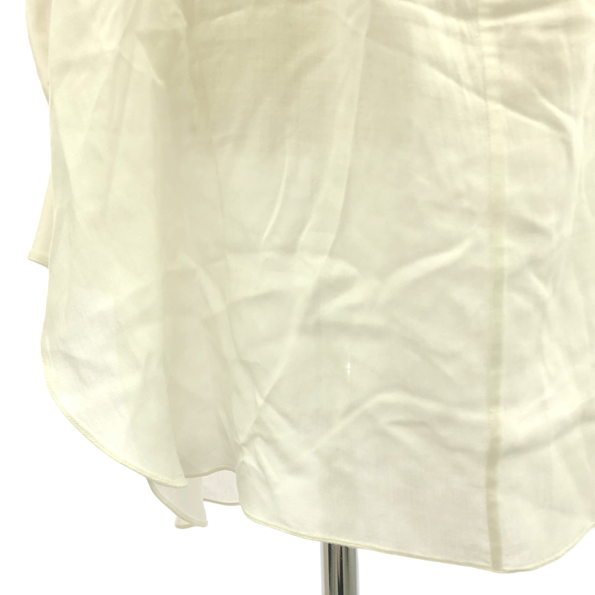 THE ROW | 2WAY 高領人造絲羊毛襯衫裙 | XS | 白色 | 女款