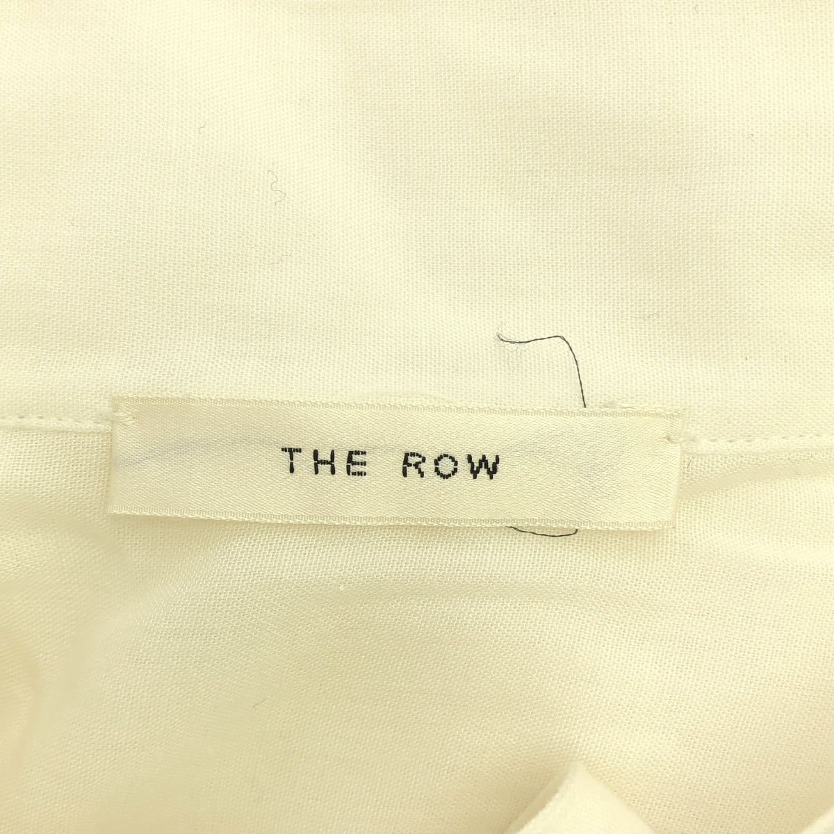 THE ROW | 2WAY 高領人造絲羊毛襯衫裙 | XS | 白色 | 女款