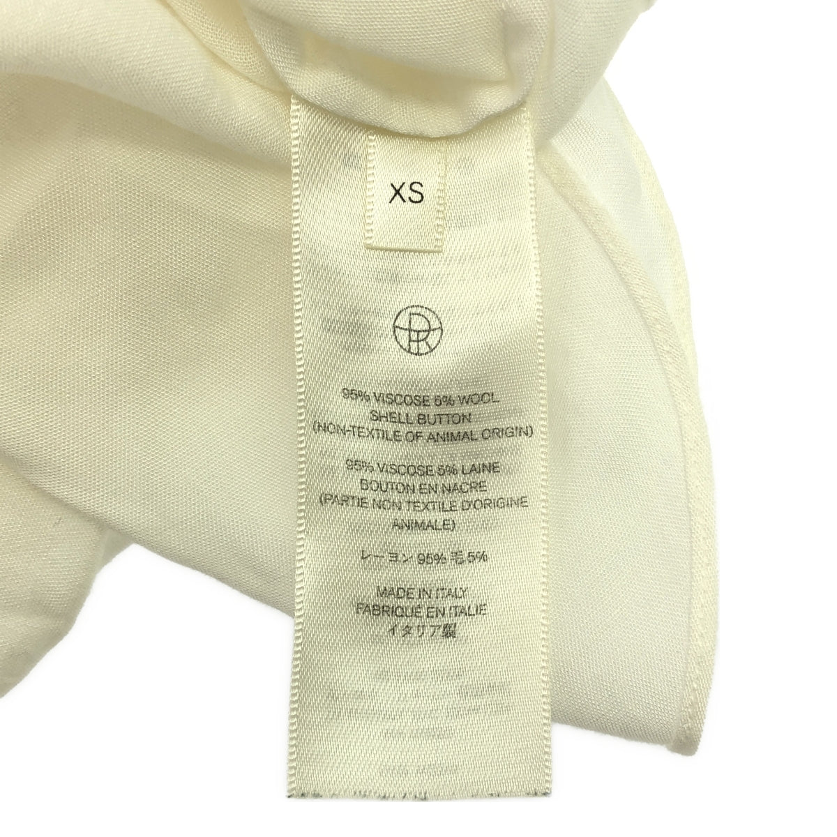 THE ROW / ザロウ | 2WAY ハイネック レーヨンウール シャツワンピース | XS | ホワイト | レディース