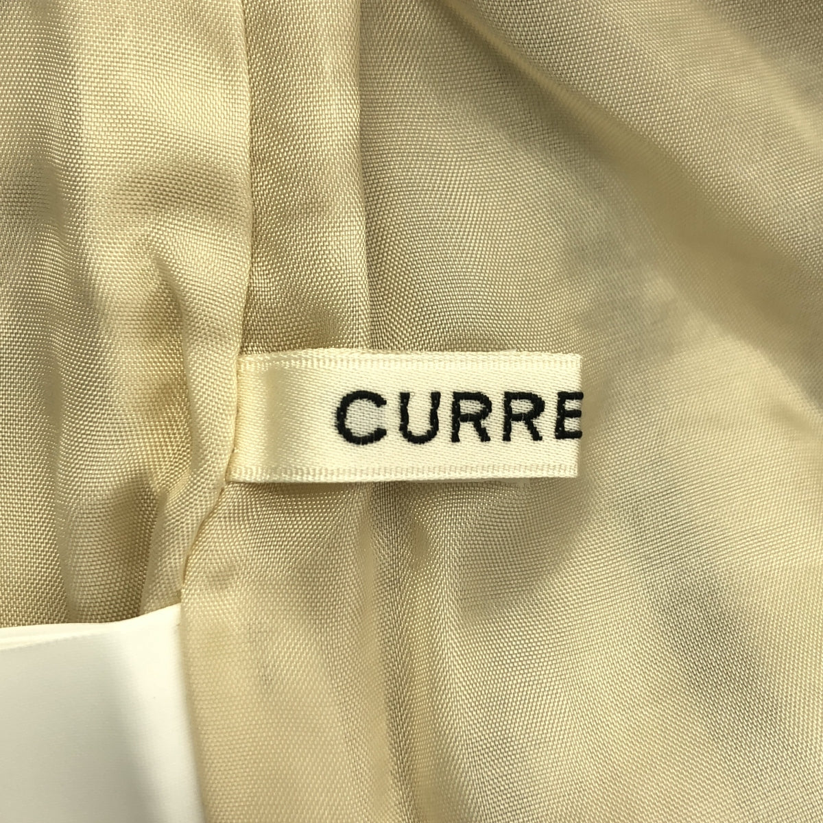 【美品】  CURRENTAGE / カレンテージ | TWEEDY センタープレス パンツ | 1 | オフホワイト/ブラック | レディース