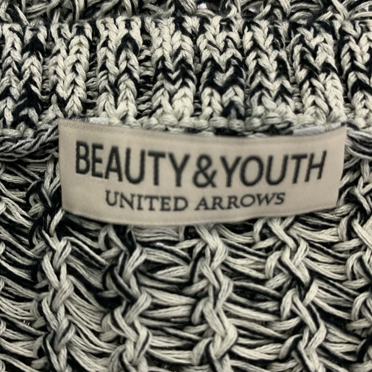 BEAUTY&YOUTH / ビューティーアンドユース | 2023SS | ギマコットンクルーネックセーター ニット | XL | グレー系 | メンズ
