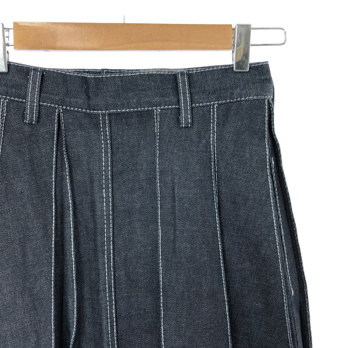 foufou / foufou | 2023SS | denim classical skirt | 0 | indigo | women's