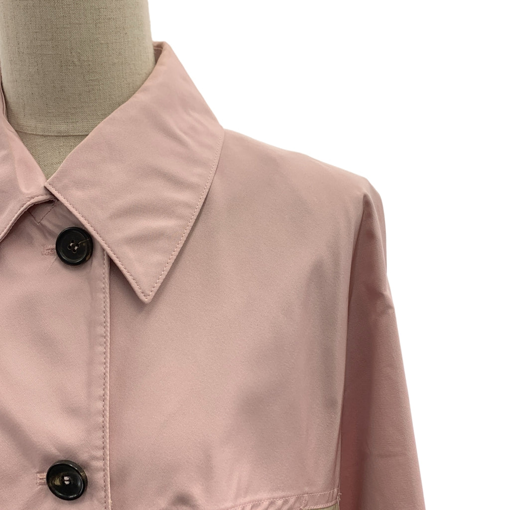 PRADA / 프라다 | 벨티드 스텐 컬러 오버 코트 | 40S | 여성