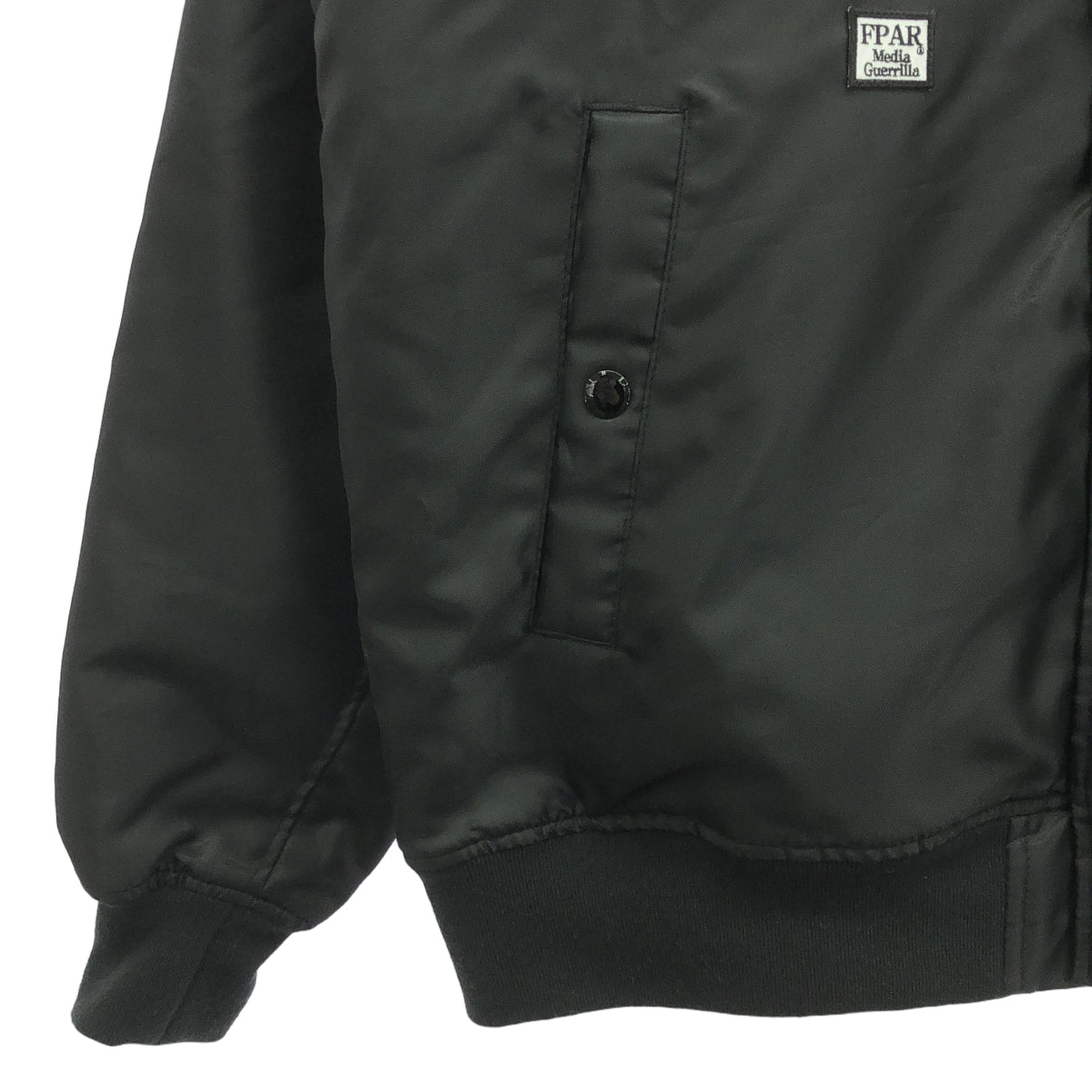 百分之四十違反權利 |標誌獎夾克 |校隊夾克 |全絎縫襯裡 | M |黑色 |男士