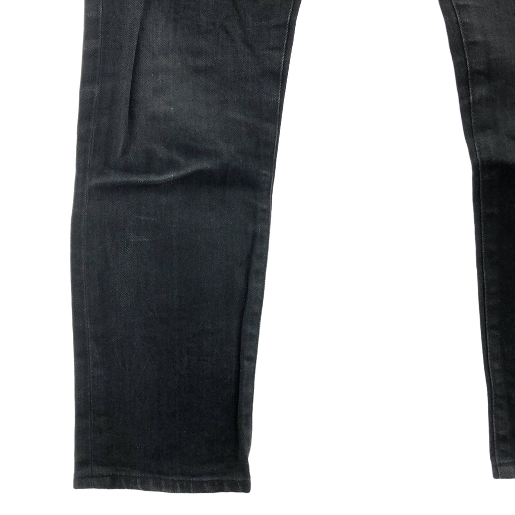 SAINT LAURENT PARIS / サンローランパリ | エディスリマン期 D05 M/SK-HW ウォッシュ加工 ストレッチ スキニーデニムパンツ | 29 | ブラック | メンズ
