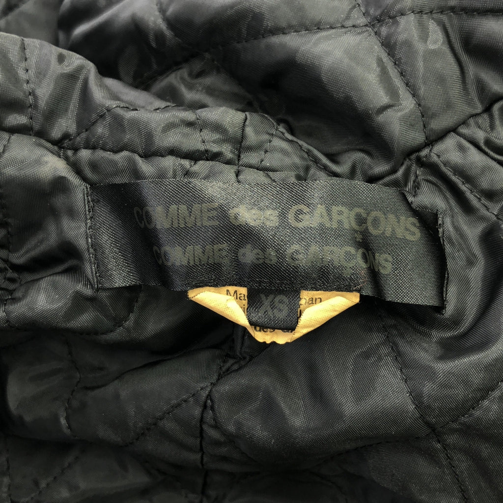 【미품】 COMME des GARCONS COMME des GARCONS / 콤콤 | 2017AW | 폴리 에스터 축융 안솜 오버 재킷 후디 / 퀼팅 총 안감 | XS | 블랙 | 여성