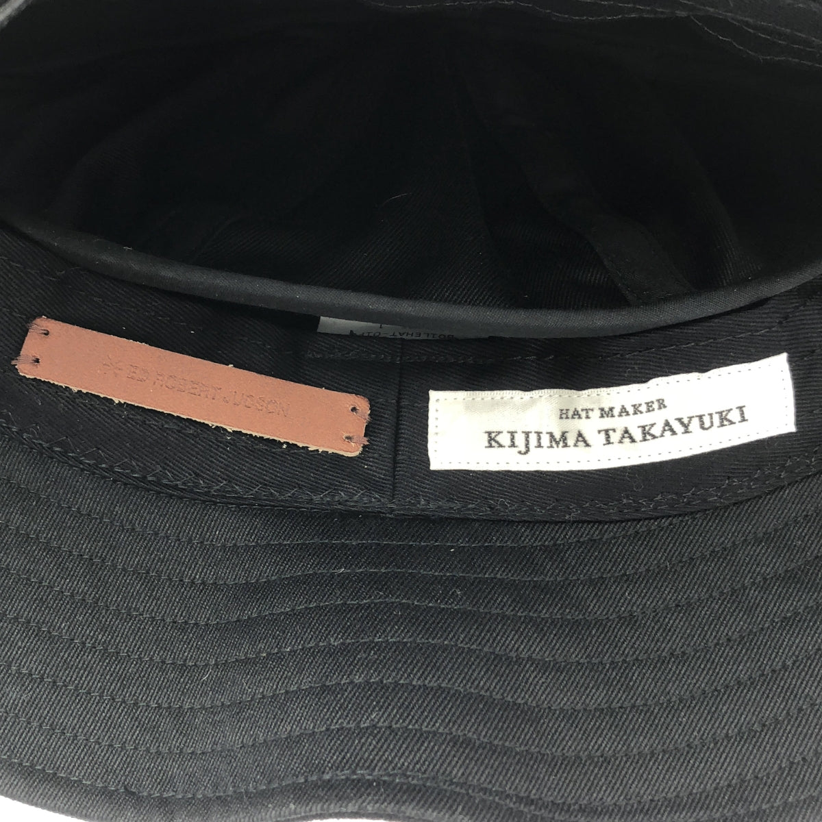 [狀況極佳] ED ROBERT JUDSON | 2025SS | x KIJIMA TAKAYUKI / Trick Hat | 尺寸 1 | 黑色 | 男款