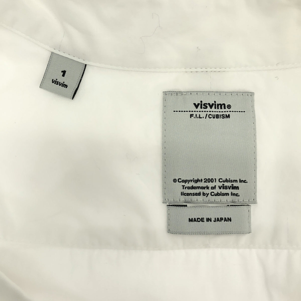 visvim / ビズビム | コットン スタンダードカラー シャツ | 1 | ホワイト | メンズ