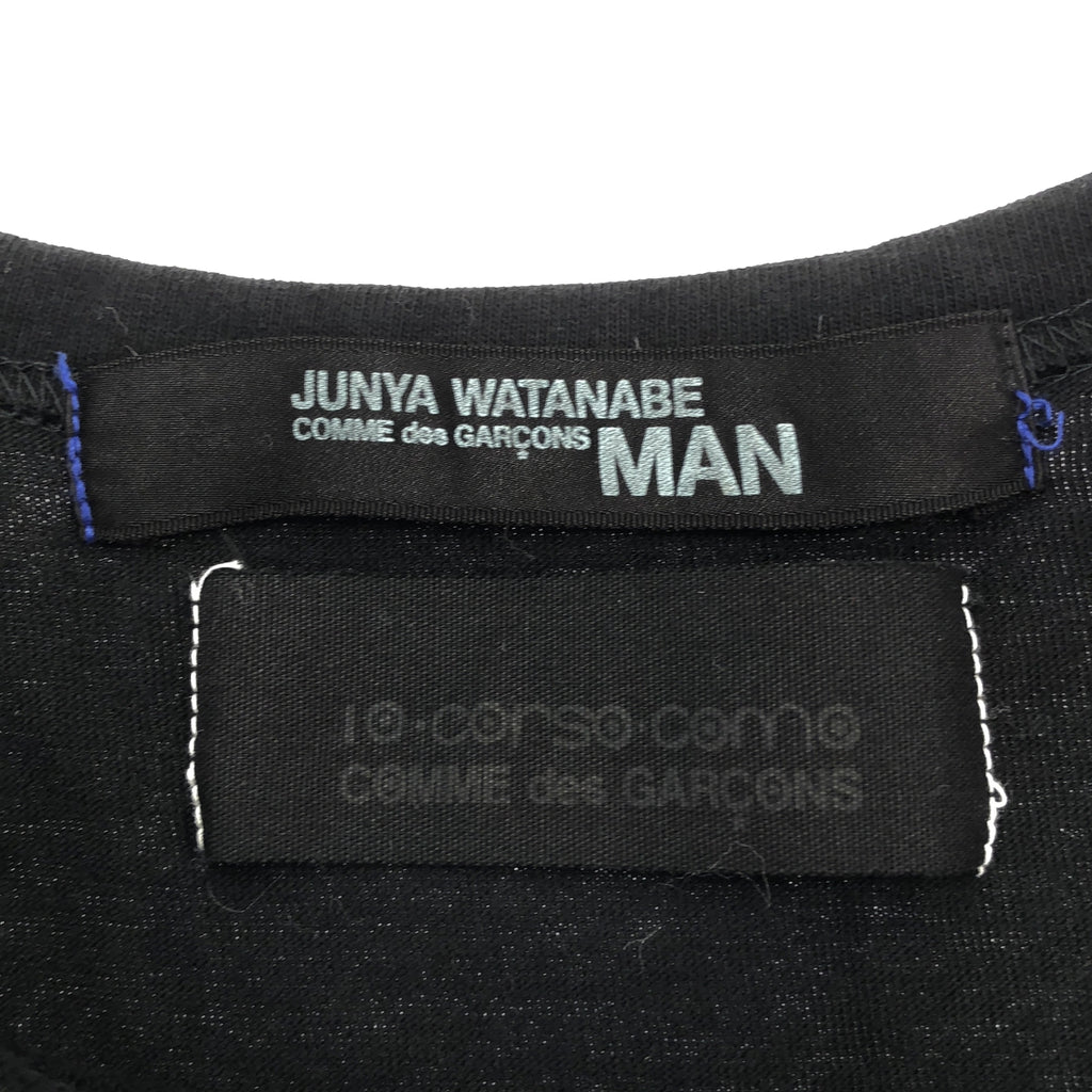 JUNYAWATANABE COMME des GARÇONS MAN / 渡邊淳彌 | Junya Watanabe 2004 秋冬 | x10 corso como / 骷髏毛氈印花 T 卹 |