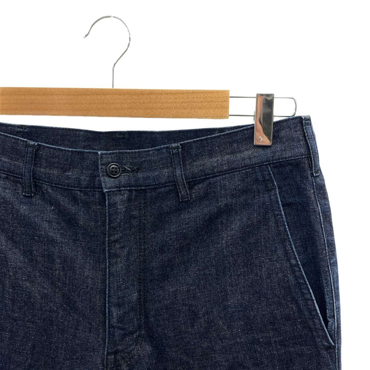 COMME des GARCONS HOMME / 컴데 갤슨 옴므 | 2012SS | 짙은 감색 데님 롤업 바지 | XS | 인디고 | 남성