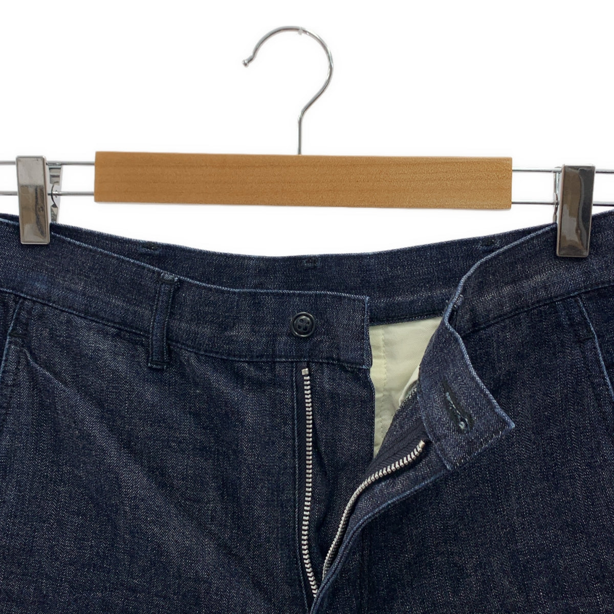 COMME des GARCONS HOMME / 컴데 갤슨 옴므 | 2012SS | 짙은 감색 데님 롤업 바지 | XS | 인디고 | 남성