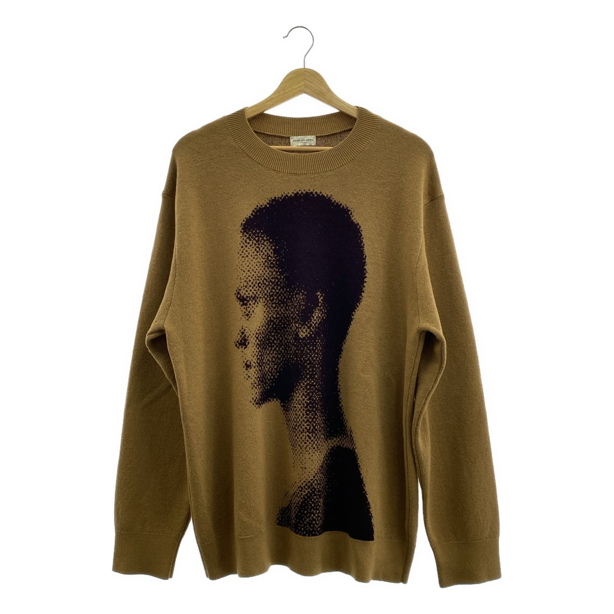 DRIES VAN NOTEN / ドリスヴァンノッテン | メリノウール ジャガード クルーネックニット | M | メンズ