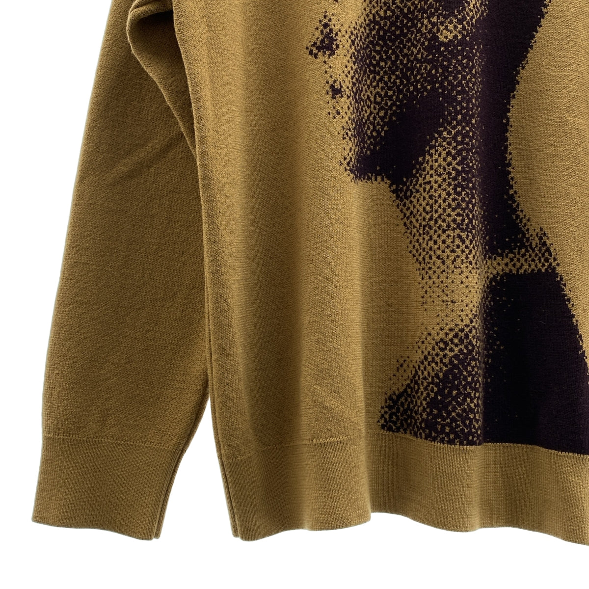 DRIES VAN NOTEN / ドリスヴァンノッテン | メリノウール ジャガード クルーネックニット | M | メンズ