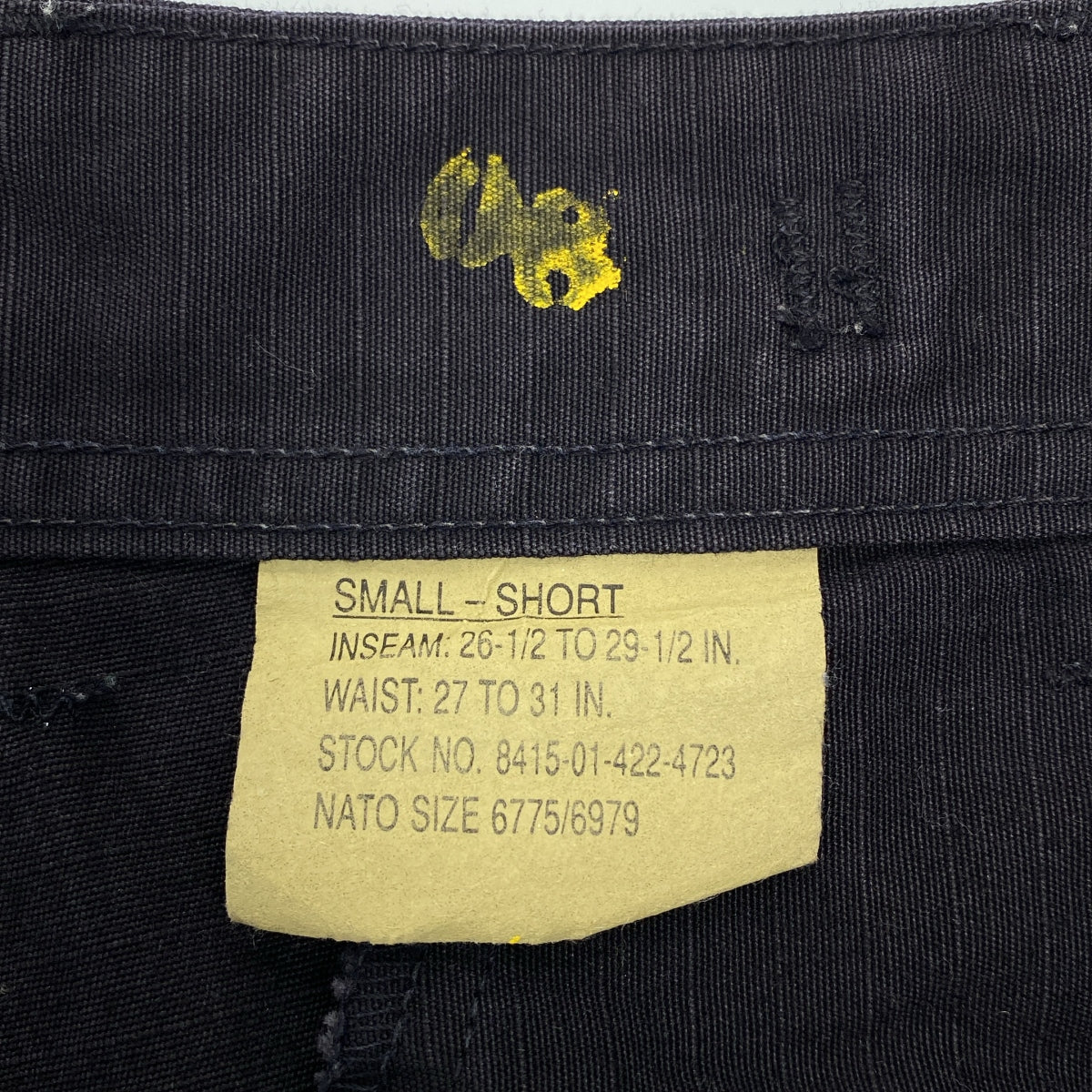 復古 / 復古服飾 | 美國軍用 BDU 褲子 | 軍用工裝褲 | S 碼 | 黑色 | 男款